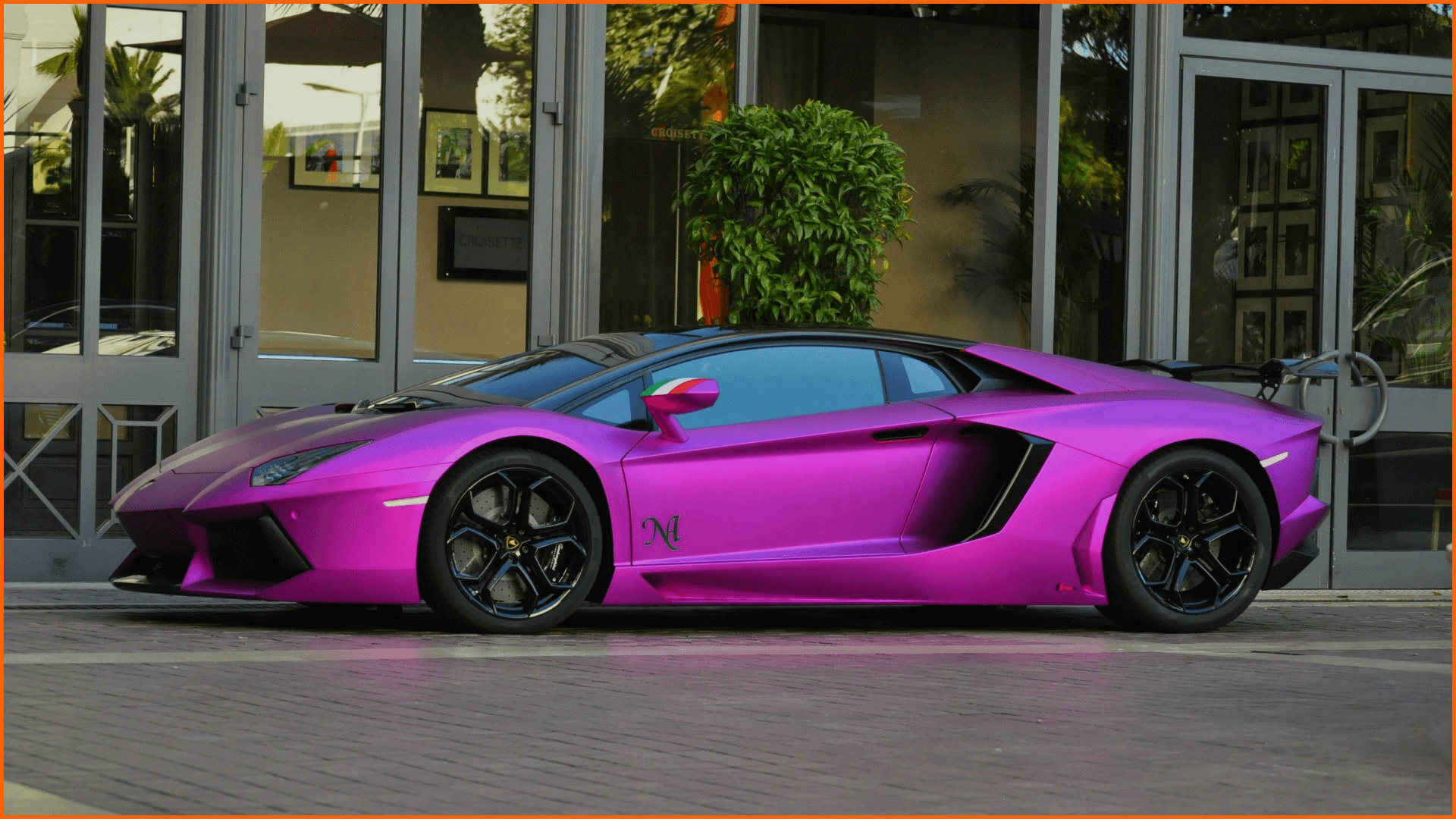 Lamborghini Gallardo фиолетовая